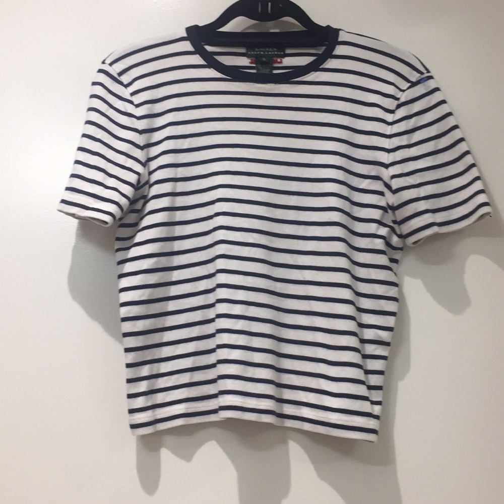Lauren by Ralph Lauren Stripped T-shirt